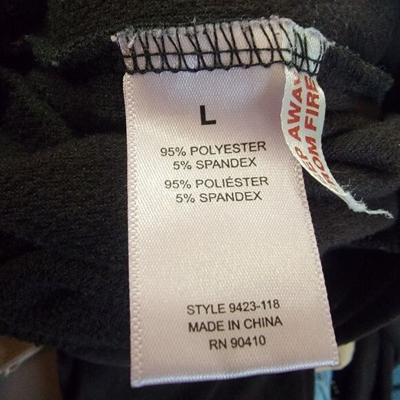 Juicy Couture Velour Rhinestone Wide Leg Pants Size Large - Picture 7 of 7